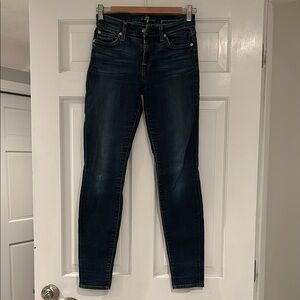 7 For All Mankind Indigo Skinny Jeans